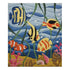 Satin stitch kit "Marine life" Long Stitch Kit, Embroidery kit, Stem stitch