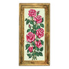 Needlepoint Canvas "Roses" 7.9x19.7" / 20x50 cm