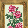 Needlepoint Canvas "Roses" 7.9x19.7" / 20x50 cm