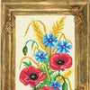 Needlepoint Canvas "Bouquet with spikelets" 7.9x19.7" / 20x50 cm