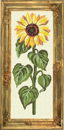Needlepoint Canvas "Sunflower" 7.9x19.7" / 20x50 cm
