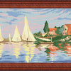 Needlepoint Canvas "Regatta at Argenteuil" 13.0x19.7" / 33x50 cm