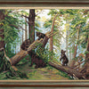 Needlepoint Canvas "Morning in a pine forest, I. Shishkin" 19.7x31.5" / 50x80 cm