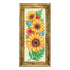 Needlepoint Canvas "Sunflowers and ferns" 7.9x19.7" / 20x50 cm