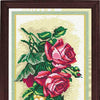 Needlepoint Canvas "Roses and grapes" 9.8x19.7" / 25x50 cm