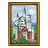 Needlepoint Canvas "Neuschwanstein Castle" 13.0x19.7" / 33x50 cm