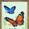 Needlepoint Canvas "Summer butterflies" 9.8x19.7" / 25x50 cm