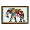 Needlepoint Canvas "Elephant" 13.0x19.7" / 33x50 cm