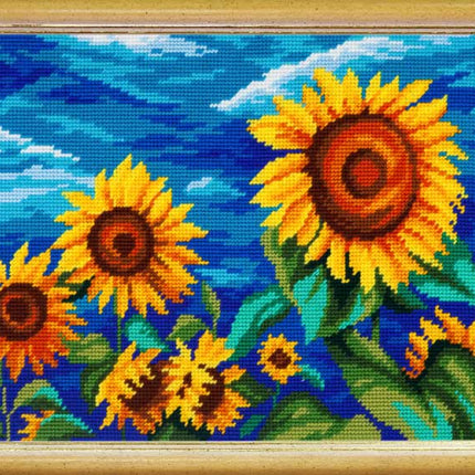 DIY Needlepoint Kit "The Sunflowers" 14.2"x18.5"
