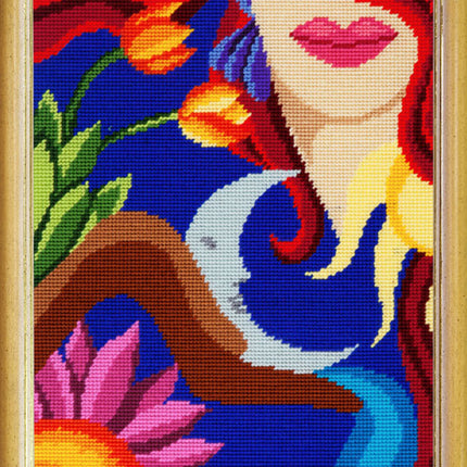 DIY Needlepoint Kit "Spring caprice" 14.2"x18.5"