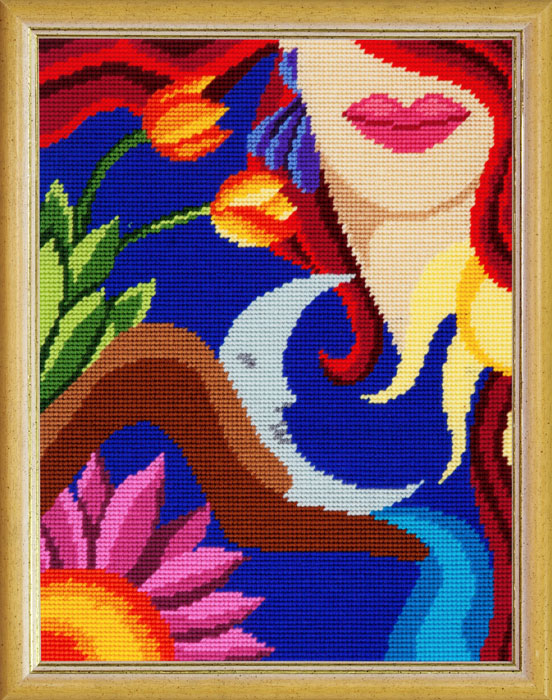 DIY Needlepoint Kit "Spring caprice" 14.2"x18.5"