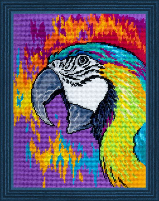 DIY Needlepoint Kit "Parrot" 14.2"x18.5"
