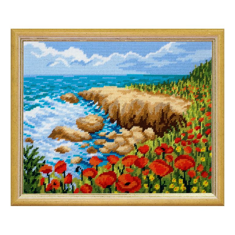 DIY Needlepoint Kit "Littoral" 14.2"x18.5"