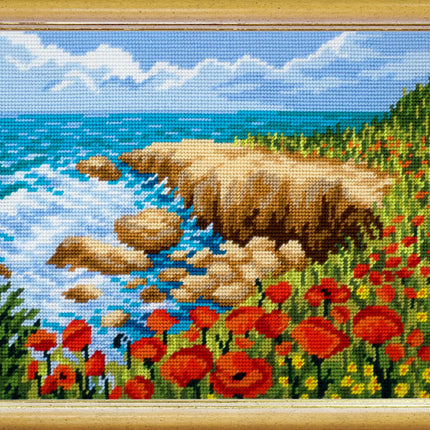 DIY Needlepoint Kit "Littoral" 14.2"x18.5"