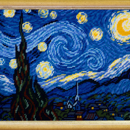 DIY Needlepoint Kit "The Starry Night" 14.2"x18.5"