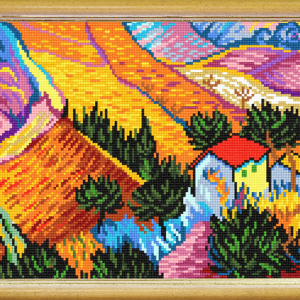 DIY Needlepoint Kit "Ploughman House" 14.2"x18.5"