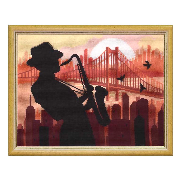 DIY Needlepoint Kit "San Francisco" 14.2"x18.5"