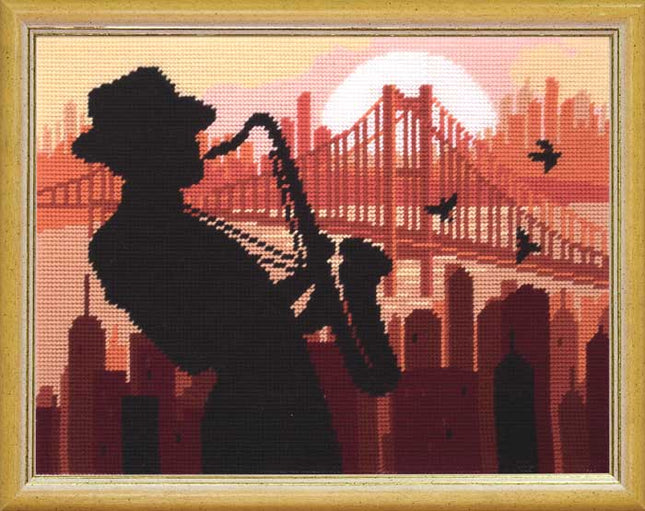 DIY Needlepoint Kit "San Francisco" 14.2"x18.5"