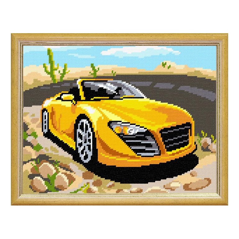 DIY Needlepoint Kit "Texas" 14.2"x18.5"