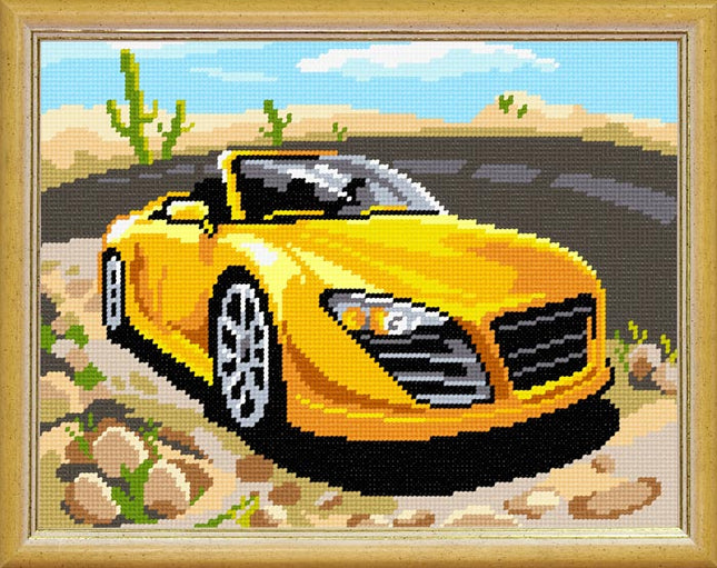 DIY Needlepoint Kit "Texas" 14.2"x18.5"