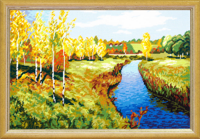 Needlepoint Kit "Golden Autumn" 19.7"x31.5"