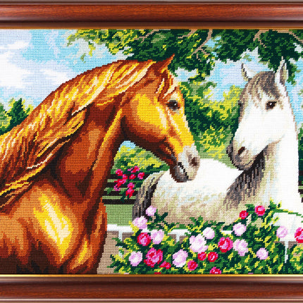 Needlepoint Kit "Graceful Pair" 19.7"x31.5"