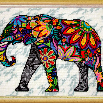 Needlepoint Kit "Elephant" 19.7"x31.5"