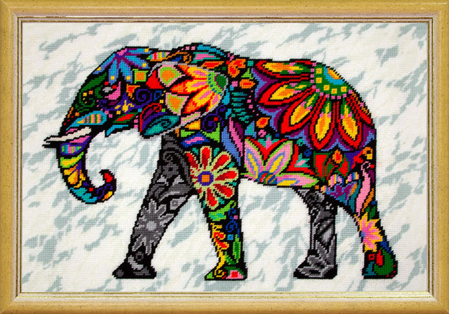 Needlepoint Kit "Elephant" 19.7"x31.5"