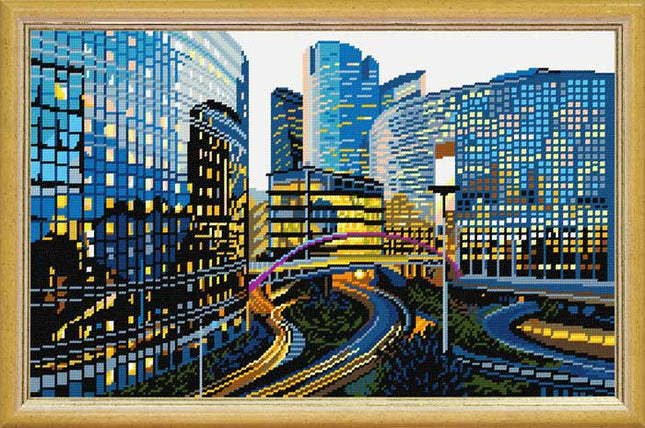Needlepoint Kit "Taipei" 19.7"x31.5"