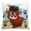 Needlepoint Pillow Kit "Bull Calf"