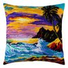 Needlepoint Pillow Kit "Tropical Sunset"
