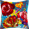 Needlepoint Pillow Kit "Stained Glass"