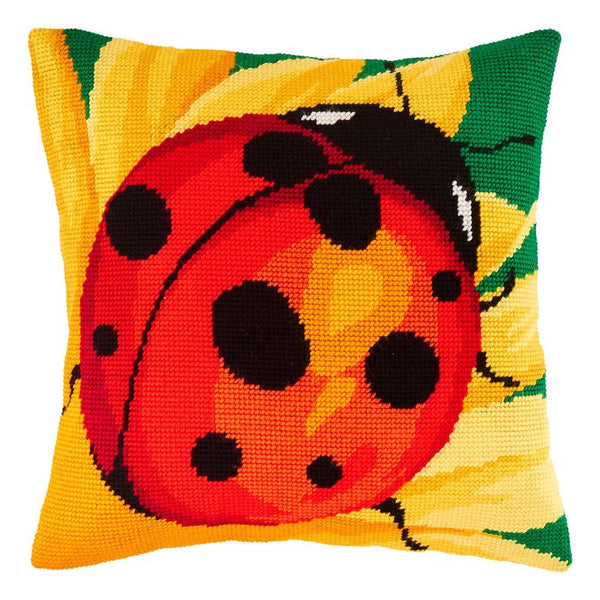 Needlepoint Pillow Kit "Ladybug"