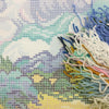 Needlepoint Pillow Kit "Wheat Field with Cypresses"