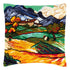 Needlepoint Pillow Kit "Mount Gaussier and Farm Saint Paul"