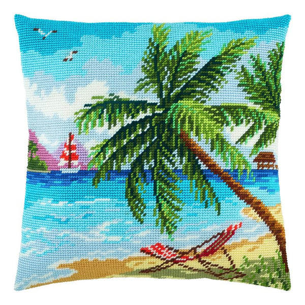 Needlepoint Pillow Kit "Seychelles"