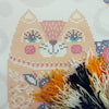 Needlepoint Pillow Kit "Cat of Art Nouveau"