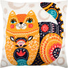 Needlepoint Pillow Kit "Cat of Art Nouveau"