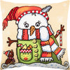 Needlepoint Pillow Kit "Snowman"