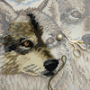 Needlepoint Pillow Kit "Wolves"