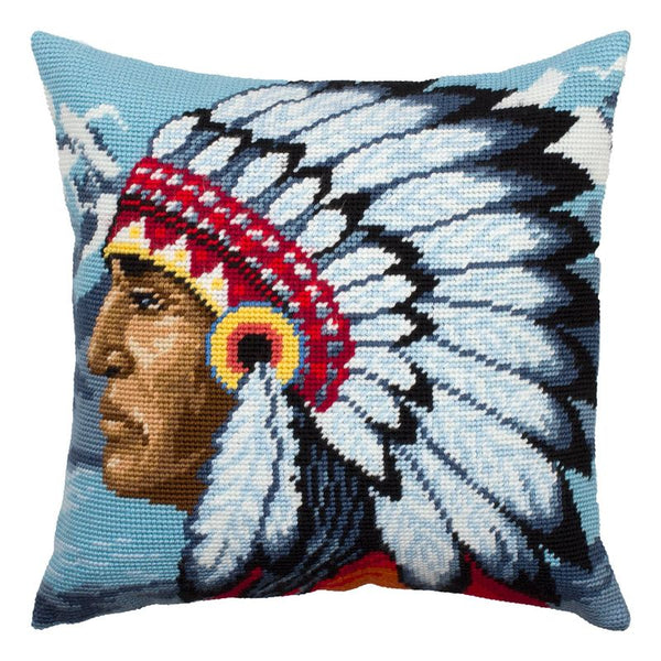 Needlepoint Pillow Kit "Native American"