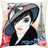 Needlepoint Pillow Kit "Parisian"