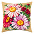 Needlepoint Pillow Kit "Michaelmas daisies"