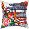 Needlepoint Pillow Kit "Japanese Garden"