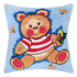 Needlepoint Pillow Kit "Teddy Bear"