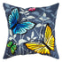 Needlepoint Pillow Kit "Butterflies in the Night"