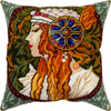 Needlepoint Pillow Kit "Byzantine Head. The Blonde"