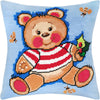 Needlepoint Pillow Kit "Teddy Bear"