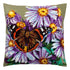 Needlepoint Pillow Kit "Red Admiral on Michaelmas Daisies"