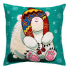 Needlepoint Pillow Kit "Bear in a Trapper Hat"